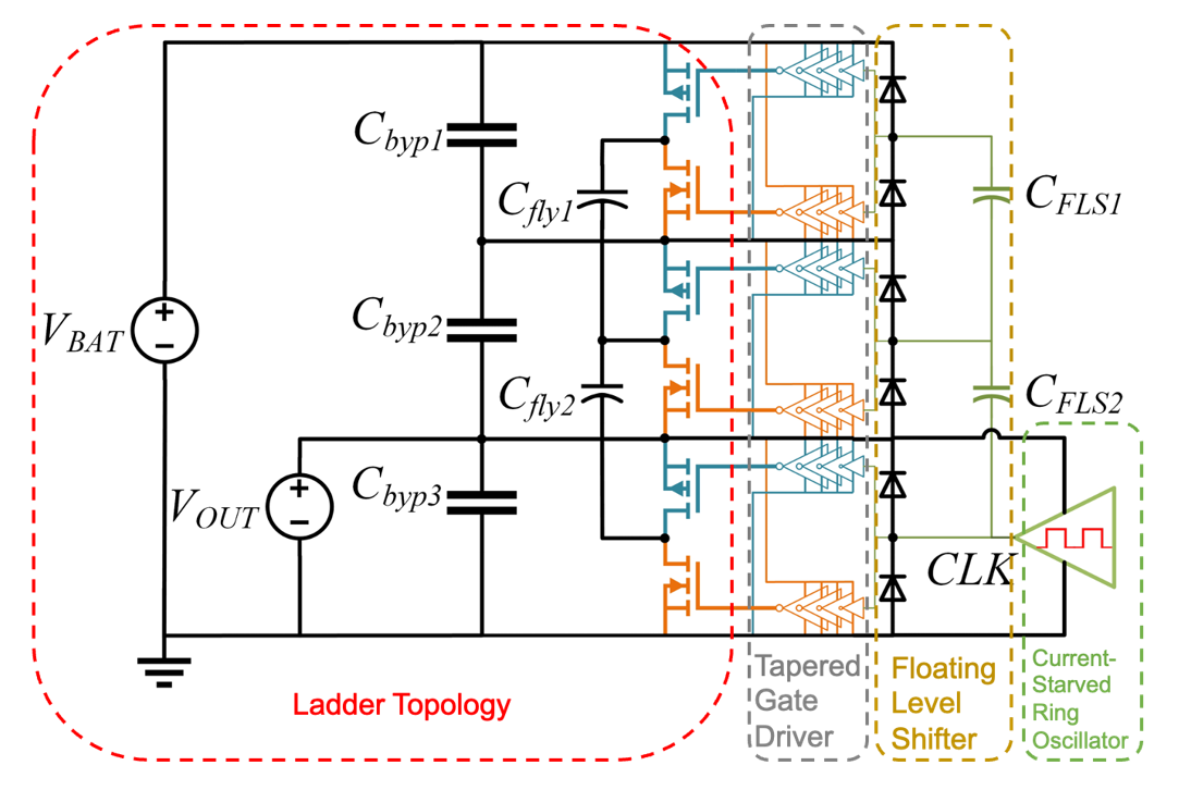 Switched Capacitor Converter Schematic