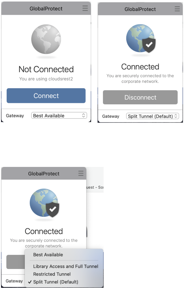 GlobalProtect Connection Example
